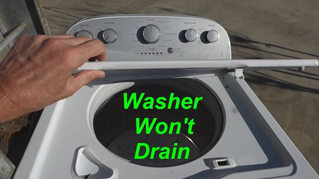 Why Your Washing Machine Is Not Draining and What You Can Do About It
